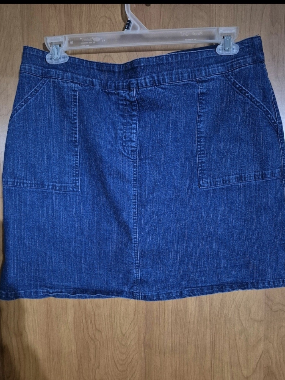 Ruby Rd. Dark Blue Denim Mini Skirt